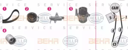 BEHR HELLA SERVICE 8MP 376 812-881