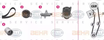 BEHR HELLA SERVICE 8MP 376 812-891