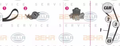 BEHR HELLA SERVICE 8MP 376 813-841