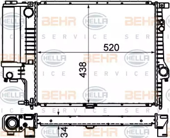 BEHR HELLA SERVICE 8MK 376 888-134