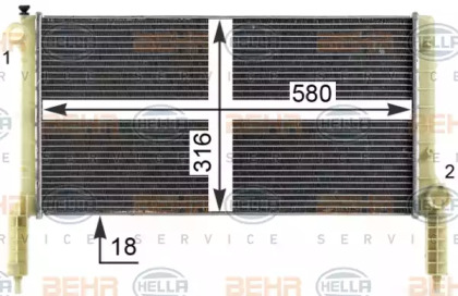 BEHR HELLA SERVICE 8MK 376 900-071