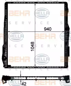 BEHR HELLA SERVICE 8MK 376 906-314