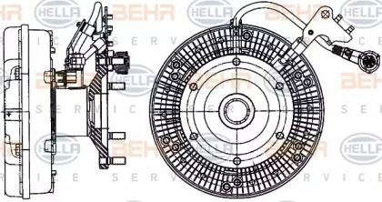 BEHR HELLA SERVICE 8MV 376 906-661