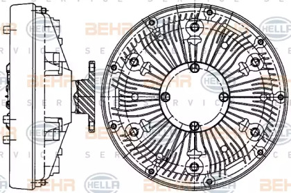 BEHR HELLA SERVICE 8MV 376 907-231