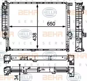 BEHR HELLA SERVICE 8MK 376 910-271