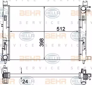 BEHR HELLA SERVICE 8MK 376 912-245