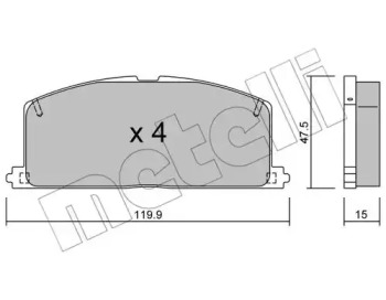 METELLI 22-0108-0