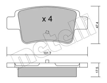 METELLI 22-0705-0