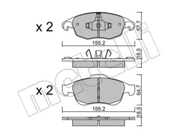 METELLI 22-0800-0