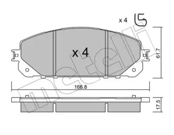 METELLI 22-1000-0