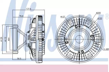 NISSENS 86046