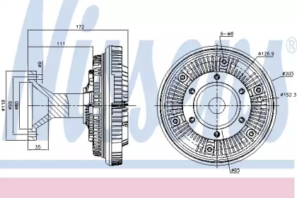 NISSENS 86104