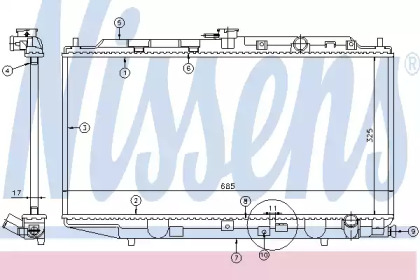 NISSENS 62256