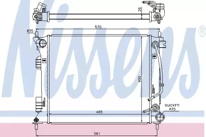 NISSENS 675008