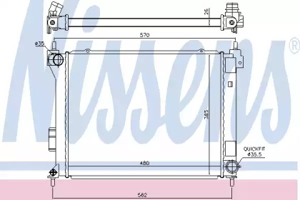 NISSENS 67615