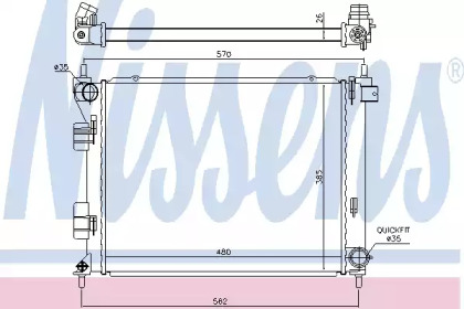 NISSENS 67616