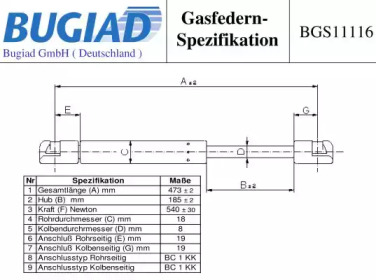 BUGIAD BGS11116