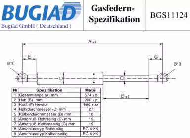 BUGIAD BGS11124