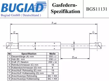 BUGIAD BGS11131