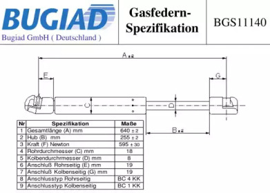 BUGIAD BGS11140