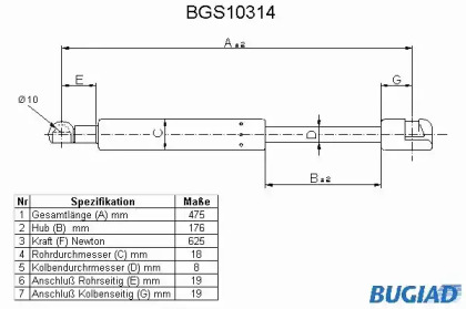 BUGIAD BGS10314