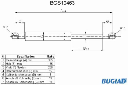 BUGIAD BGS10463