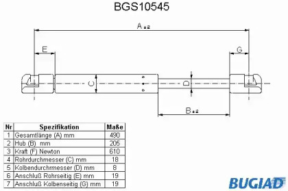 BUGIAD BGS10545