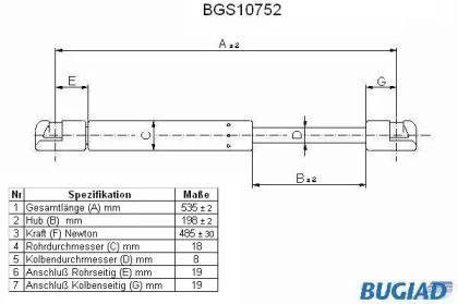 BUGIAD BGS10752