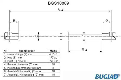 BUGIAD BGS10809