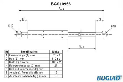 BUGIAD BGS10956