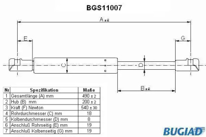 BUGIAD BGS11007