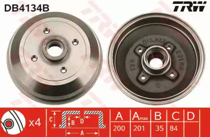 TRW DB4134B