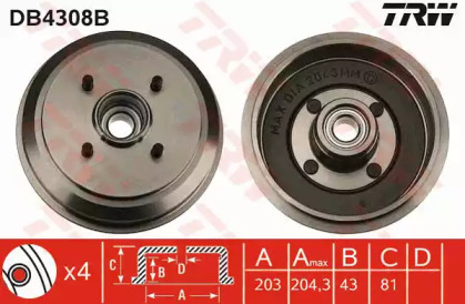 TRW DB4308B