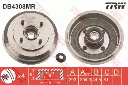 TRW DB4308MR