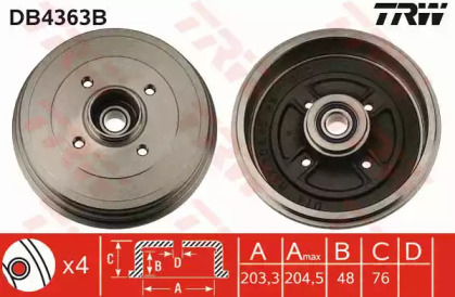 TRW DB4363B