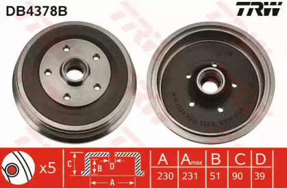 TRW DB4378B