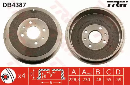 TRW DB4387