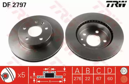 TRW DF2797 TRW DF2797