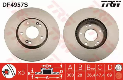 TRW DF4957S