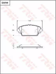 TRW GDB7040