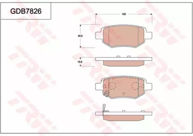 TRW GDB7826