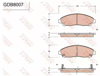 TRW GDB8007