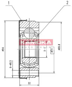 KAMOKA 8022