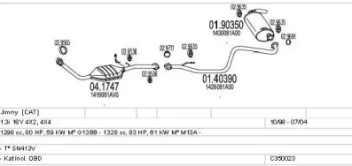 MTS C350023004231
