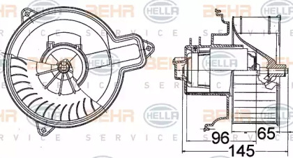 HELLA 8EW 009 158-101 HELLA 8EW 009 158-101