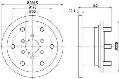 HELLA 8DD 355 100-371