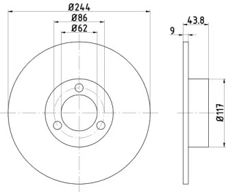 HELLA 8DD 355 100-481