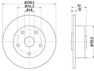 HELLA 8DD 355 105-071