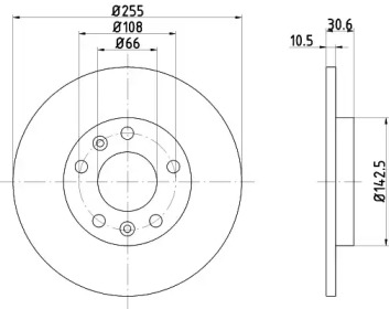 HELLA 8DD 355 105-281