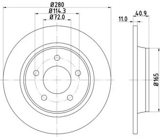 HELLA 8DD 355 110-911